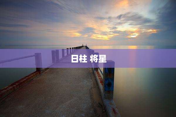 日柱 将星