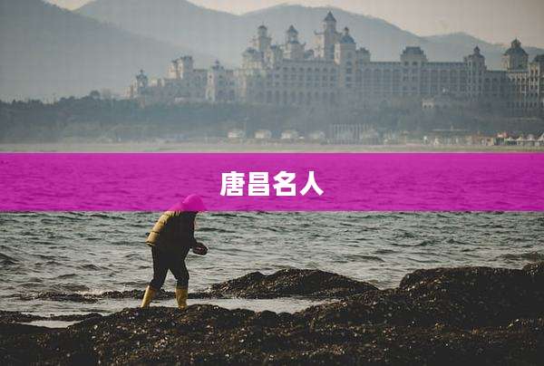 唐昌名人