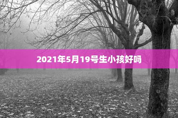 2021年5月19号生小孩好吗