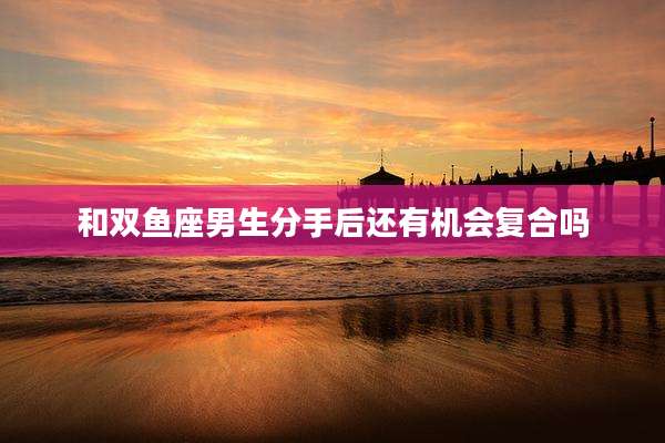 和双鱼座男生分手后还有机会复合吗