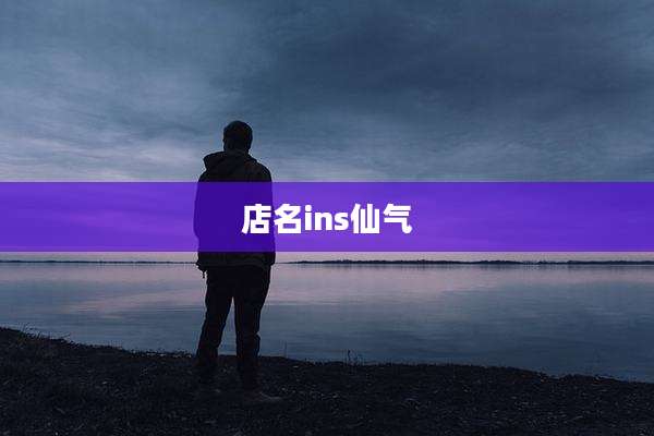 店名ins仙气