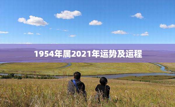 1954年属2021年运势及运程