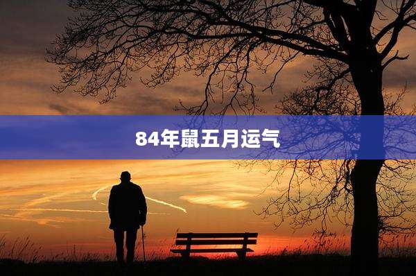 84年鼠五月运气