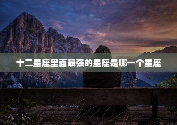 十二星座里面最强的星座是哪一个星座