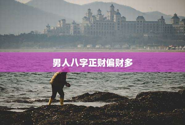 男人八字正财偏财多
