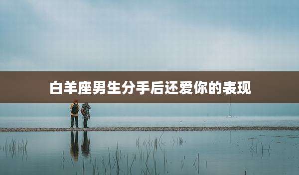 白羊座男生分手后还爱你的表现