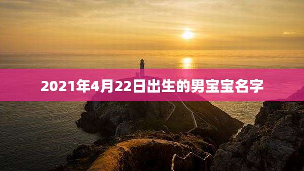 2021年4月22日出生的男宝宝名字