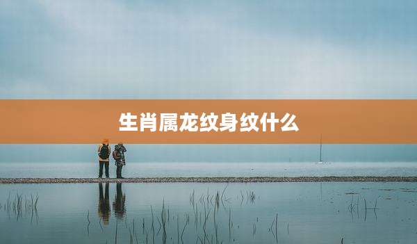 生肖属龙纹身纹什么