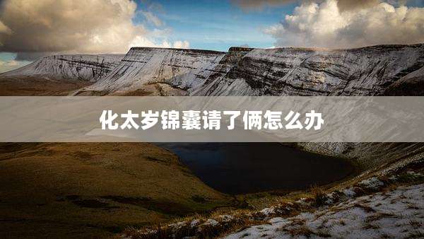 化太岁锦囊请了俩怎么办