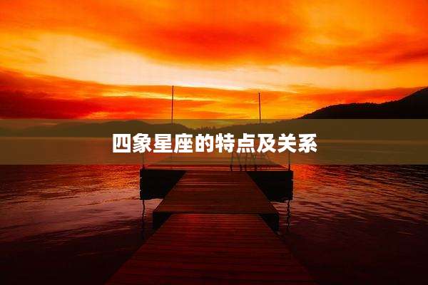 四象星座的特点及关系
