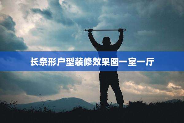 长条形户型装修效果图一室一厅