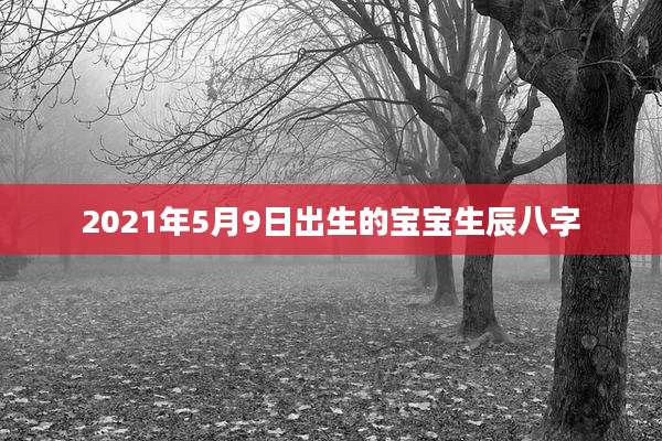 2021年5月9日出生的宝宝生辰八字
