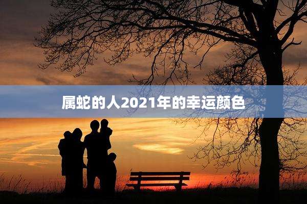 属蛇的人2021年的幸运颜色