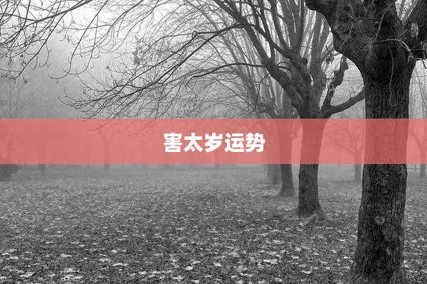 害太岁运势
