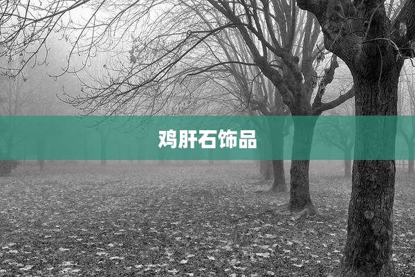 鸡肝石饰品