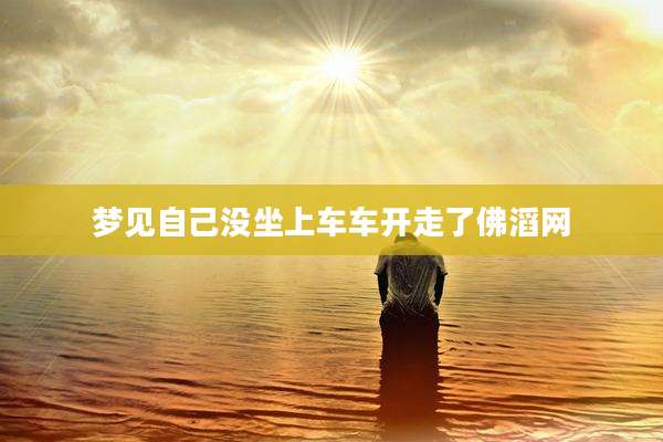 梦见自己没坐上车车开走了佛滔网
