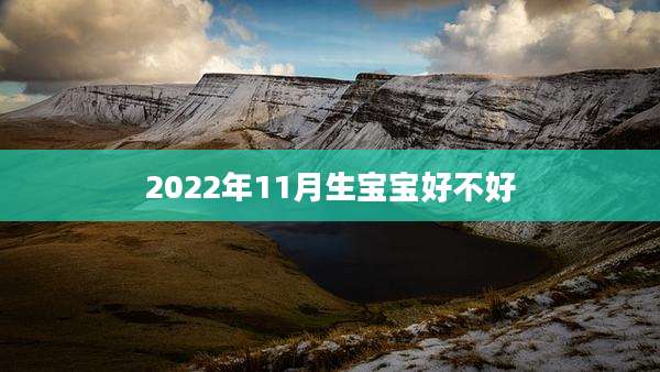 2022年11月生宝宝好不好