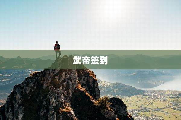 武帝签到