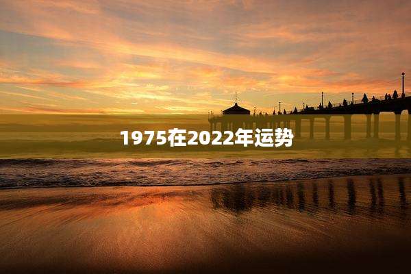 1975在2022年运势