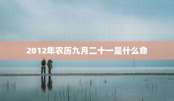 2012年农历九月二十一是什么命