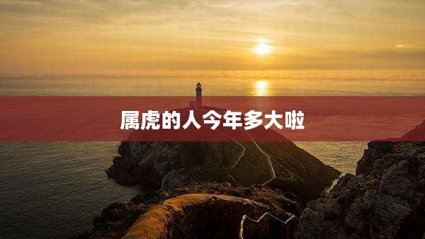 属虎的人今年多大啦