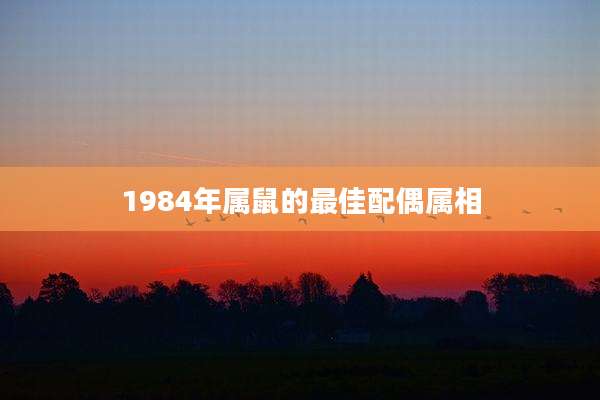 1984年属鼠的最佳配偶属相