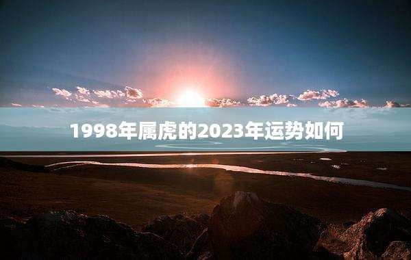 1998年属虎的2023年运势如何