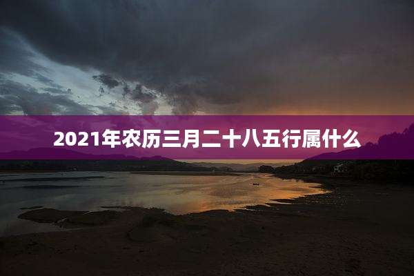 2021年农历三月二十八五行属什么