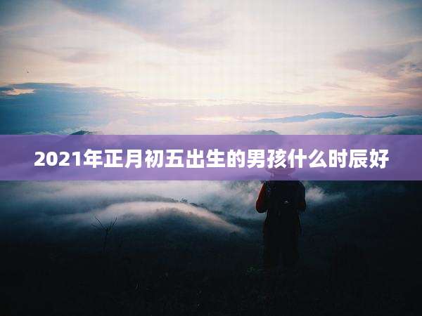 2021年正月初五出生的男孩什么时辰好