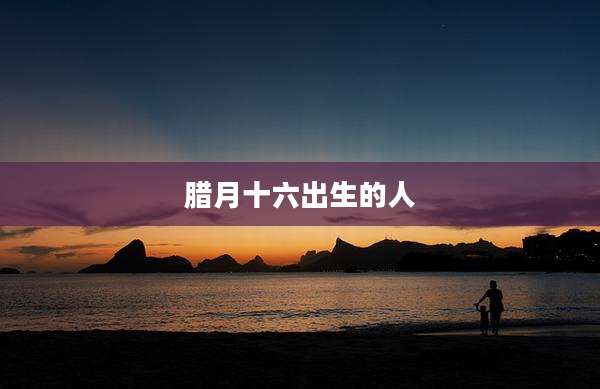 腊月十六出生的人