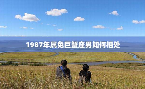 1987年属兔巨蟹座男如何相处