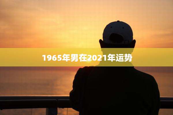 1965年男在2021年运势