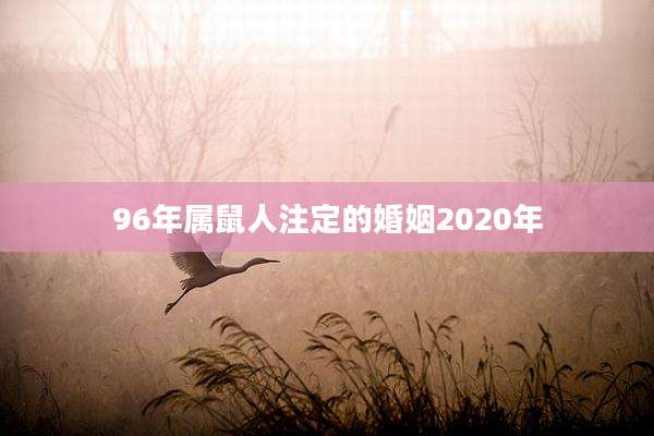 96年属鼠人注定的婚姻2020年