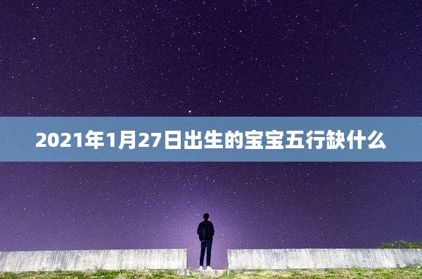 2021年1月27日出生的宝宝五行缺什么