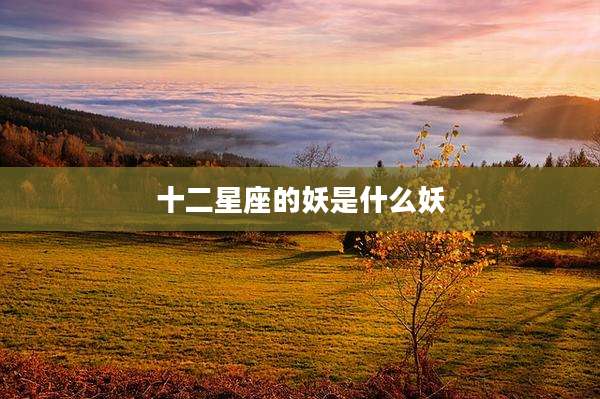 十二星座的妖是什么妖
