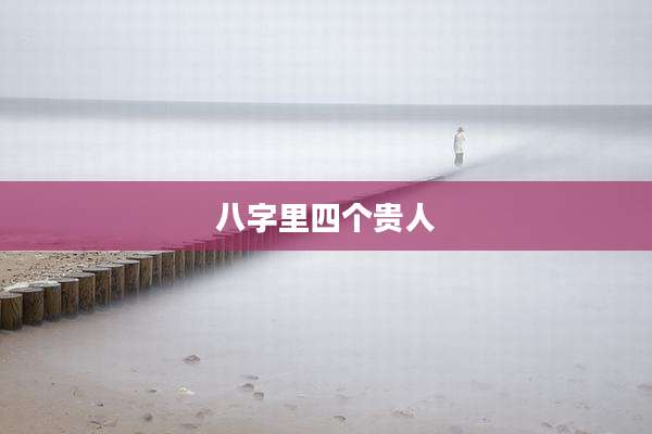 八字里四个贵人