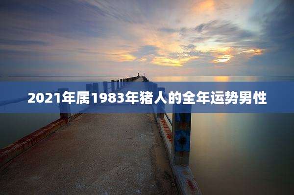 2021年属1983年猪人的全年运势男性