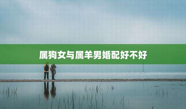 属狗女与属羊男婚配好不好