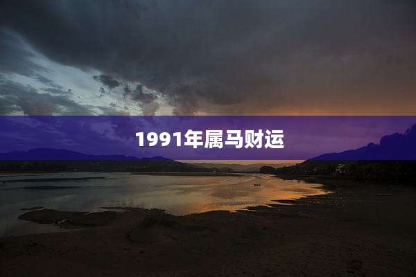 1991年属马财运
