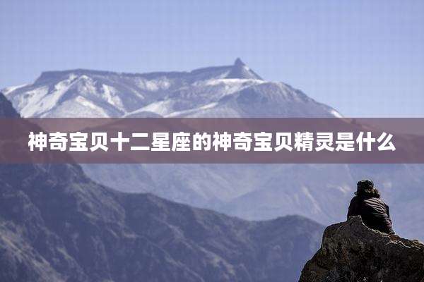 神奇宝贝十二星座的神奇宝贝精灵是什么