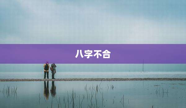 八字不合