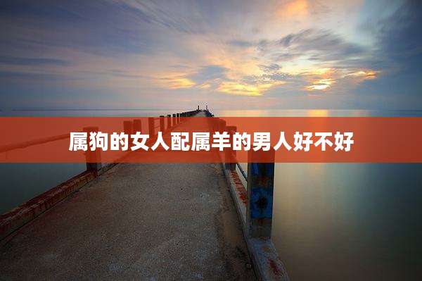 属狗的女人配属羊的男人好不好