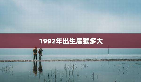 1992年出生属猴多大