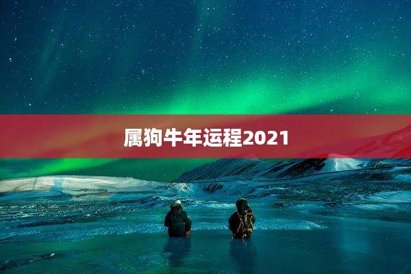属狗牛年运程2021