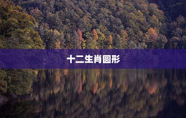 十二生肖圆形