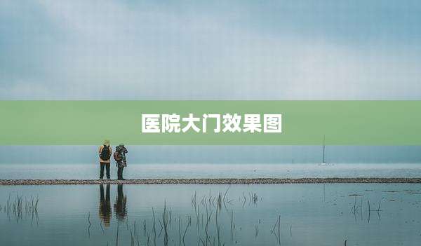 医院大门效果图