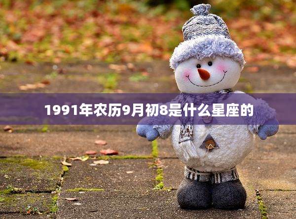 1991年农历9月初8是什么星座的