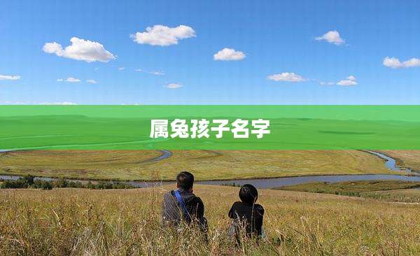 属兔孩子名字