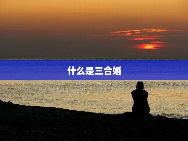 什么是三合婚