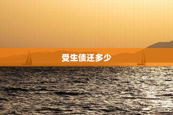受生债还多少